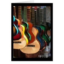 Lines and Curves Guitars Card