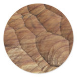 Lines carved in pale brown wood stickers