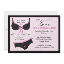 Lingerie Bridal Shower Invitation
