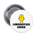 Linguistics Chick Button