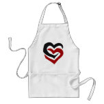 Linked Hearts aprons