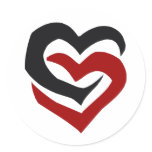 Linked Hearts stickers