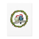 Linnie Christmas wreath Postcards