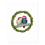 Linnie Christmas wreath Postcards