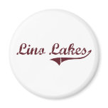 Lino Lakes Minnesota Classic Design magnets