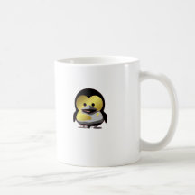 Linux Baby Tux d'Or Coffee Mugs