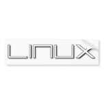 LINUX bumper stickers