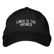 LINUX is the answer Baseball Cap