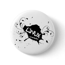 Linux Means Freedom Pins