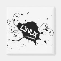Linux Means Freedom Fridge Magnet