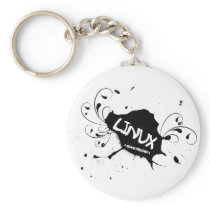 Linux Means Freedom Key Chains