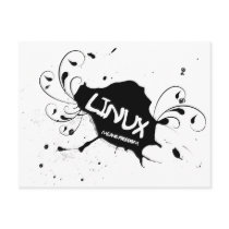 Linux Means Freedom Postcards