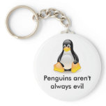 linux-penguin-tux keychains