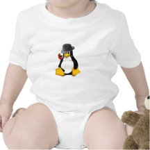 Linux tango baby bodysuit