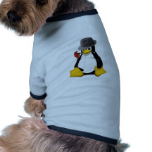 Linux tango dog tee