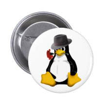 Linux tango pinback button