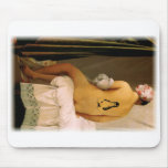 LINUX TATOO NAKED LADY PAINT mousepads
