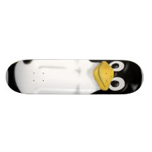 Linux "Tux" Penguin Skate Board Deck