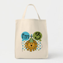 Lion 3rd Birthday T-shirts and Gifts Bag