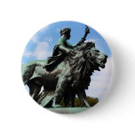 Lion and man statue buttons