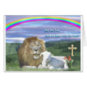 lion and the lamb cards