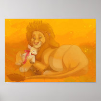 Lion and the Lamb Print
