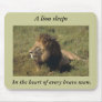 Lion Awakes Mousepad