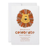 Lion Birthday Invitations