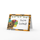 Lion Birthday Party  Invitations cards