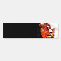 Lion Bumper Sticker