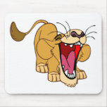 Lion cub cartoon mousepads