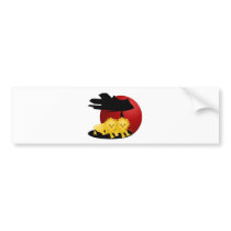 Lion Cub Pair on African Savanna Bumper Sticker