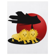 Lion Cub Pair on African Savanna Flyer