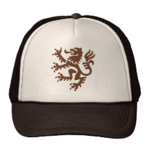 Lion Emblem Mesh Hats