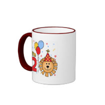 Lion Face 2nd Birthday Mug