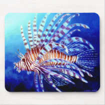 Lion Fish Art Mouse Pad