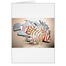 LION FISH GREETING CARDS