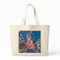 Lion Fish Looking at You Canvas Bags