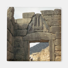 Lion Gate over the entrance Refrigerator Magnets
