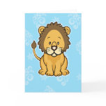 Lion greeting card