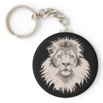 Lion Head Keyring keychains