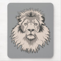 Lion Head Mousepad