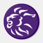 Lion Head Purple Magnet