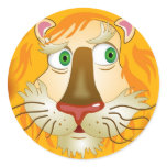 Lion Head Sticker