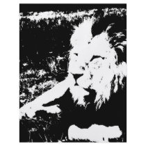 Lion in Black and White Full Color Flyer