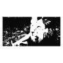 Lion in Black and White Personalized Photo Card