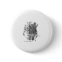 Lion Lion Pinback Button