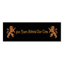 Lion on Black Business Card