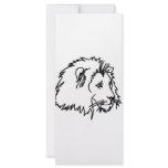Lion Outline rack cards