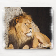 Lion Photo Mouse Pad